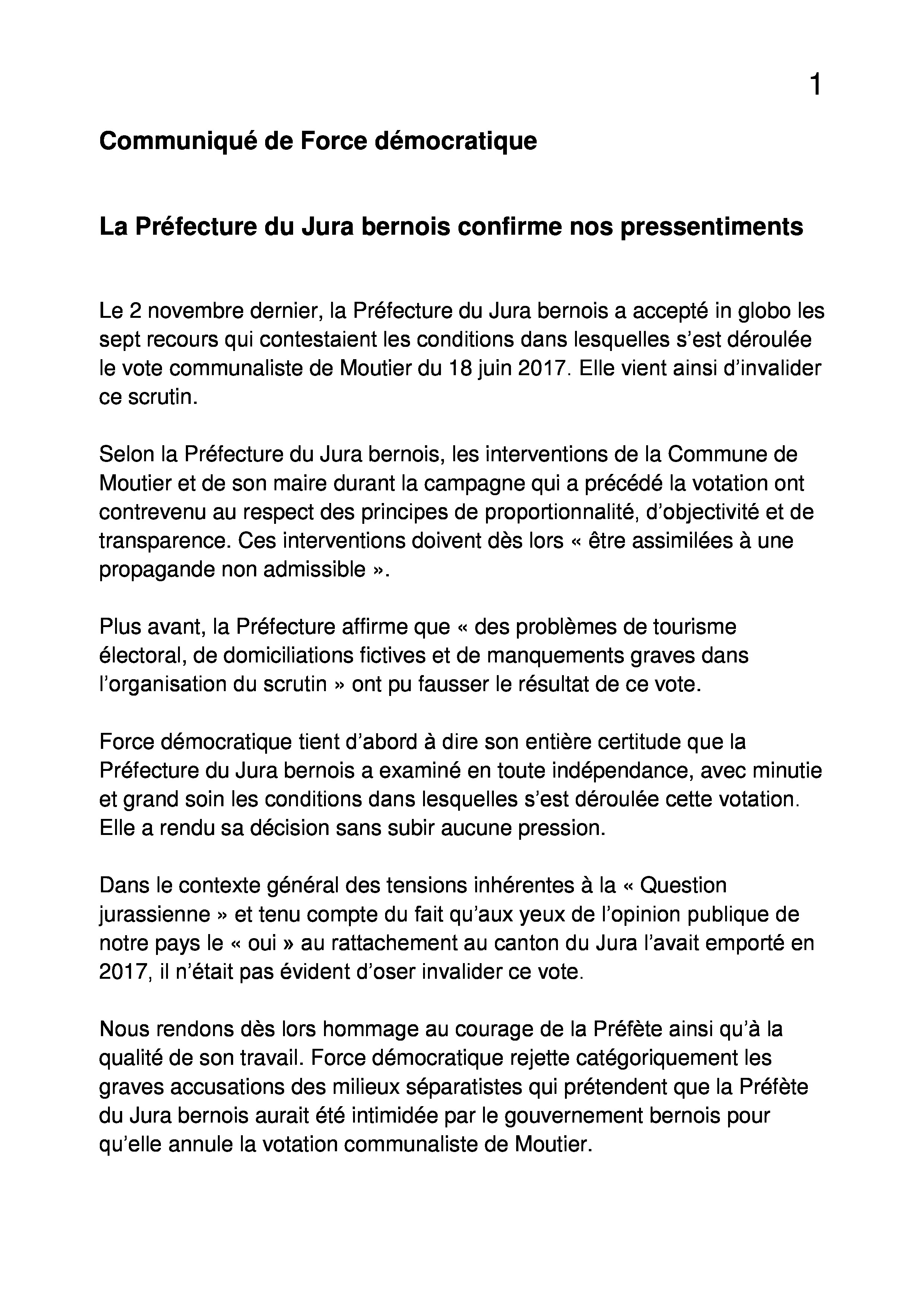 Communiqué force démocratique décision préfète 1.jpg
