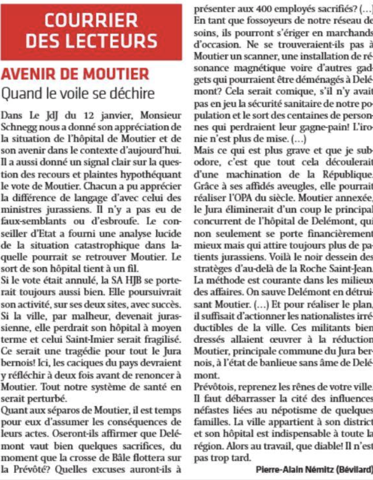 Courrier des lecteurs avenir de Moutier PA Némitz.png
