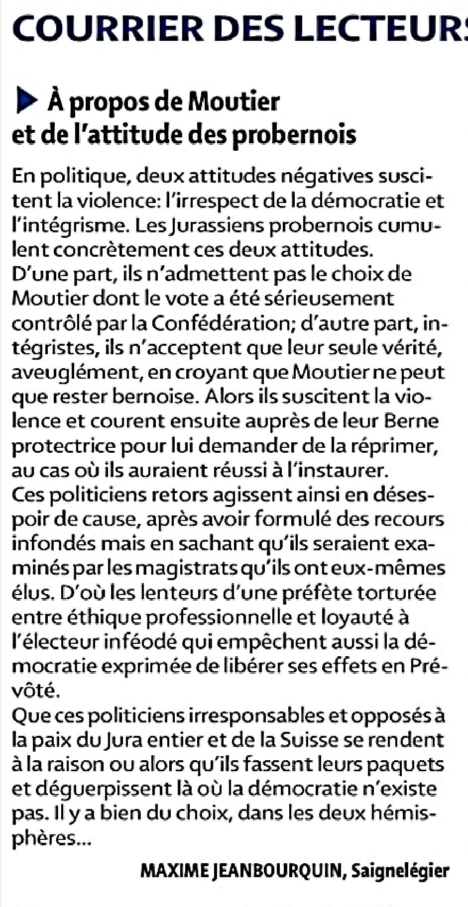 Maxime Jeanbourquin A propos de l'attitude des probernois.png
